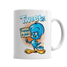 Baskı Dükkanı KB7423 Tweety Tweet Porselen Kupa Bardak
