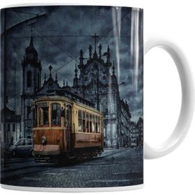 Baskı Dükkanı KB7428 Tranvay Porselen Kupa Bardak