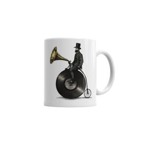 Baskı Dükkanı KB7435 The Music Man Müzik Porselen Kupa Bardak