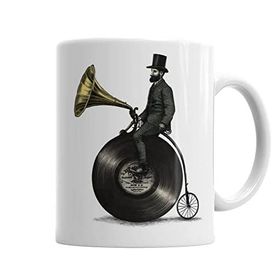 Baskı Dükkanı KB7435 The Music Man Müzik Porselen Kupa Bardak