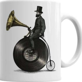Baskı Dükkanı KB7435 The Music Man Müzik Porselen Kupa Bardak