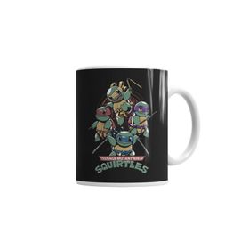 Baskı Dükkanı KB7456 Squirtles Ninja Kaplubağlar Porselen Kupa Bardak