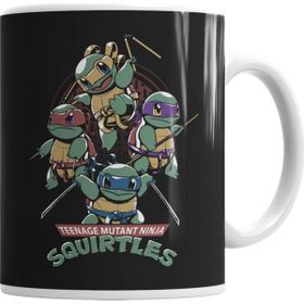 Baskı Dükkanı KB7456 Squirtles Ninja Kaplubağlar Porselen Kupa Bardak