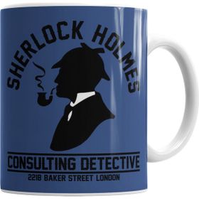 Baskı Dükkanı KB7464 Sherlock Holmes 2 Porselen Kupa Bardak