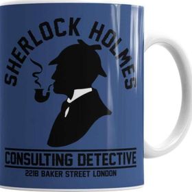 Baskı Dükkanı KB7464 Sherlock Holmes 2 Porselen Kupa Bardak