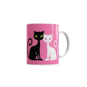 Baskı Dükkanı KB7469 Cats Sevgili Kediler Porselen Kupa Bardak