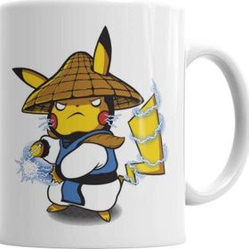 Baskı Dükkanı KB7488 Pokemon Pikaccu Porselen Kupa Bardak