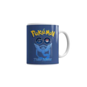 Baskı Dükkanı KB7489 Pokemon Go Team Mystic Porselen Kupa Bardak