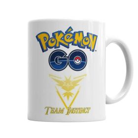 Baskı Dükkanı KB7490 Pokemon Go Team Instinct Porselen Kupa Bardak