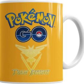 Baskı Dükkanı KB7490 Pokemon Go Team Instinct Porselen Kupa Bardak