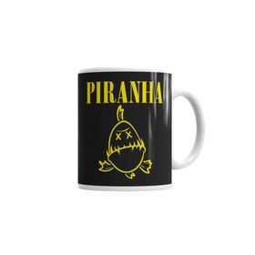 Baskı Dükkanı KB7491 Piranha Pirana Pıranha Porselen Kupa Bardak