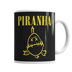 Baskı Dükkanı KB7491 Piranha Pirana Pıranha Porselen Kupa Bardak