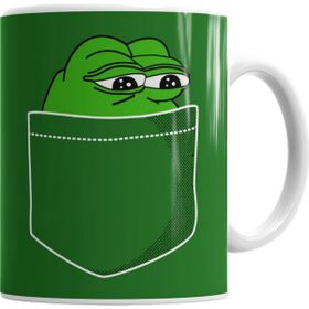Baskı Dükkanı KB7497 Pepe Ceplik Porselen Kupa Bardak