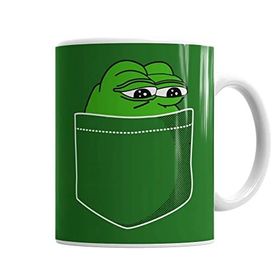 Baskı Dükkanı KB7497 Pepe Ceplik Porselen Kupa Bardak