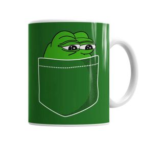Baskı Dükkanı KB7497 Pepe Ceplik Porselen Kupa Bardak