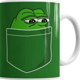 Baskı Dükkanı KB7497 Pepe Ceplik Porselen Kupa Bardak