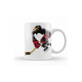 Baskı Dükkanı KB7510 Black Pittsburgh Penguins Porselen Kupa Bardak