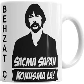 Baskı Dükkanı KB7539 Behzat Ç Saçma Sapan Konuşma La Porselen Kupa Bardak