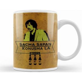 Baskı Dükkanı KB7539 Behzat Ç Saçma Sapan Konuşma La Porselen Kupa Bardak