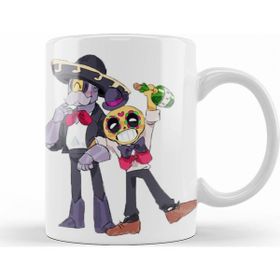 Baskı Dükkanı KB7556 Barley And Poco Funny Porselen Kupa Bardak