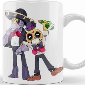 Baskı Dükkanı KB7556 Barley And Poco Funny Porselen Kupa Bardak