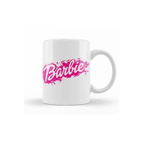 Baskı Dükkanı KB7561 Barbie Logo Porselen Kupa Bardak