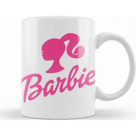 Baskı Dükkanı KB7562 Barbie Logo Porselen Kupa Bardak