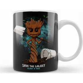 Baskı Dükkanı KB7572 Baby Groot Plant A Tree Porselen Kupa Bardak