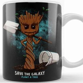 Baskı Dükkanı KB7572 Baby Groot Plant A Tree Porselen Kupa Bardak