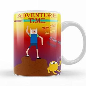 Baskı Dükkanı KB7595 Adventure Time Porselen Kupa Bardak