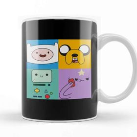 Baskı Dükkanı KB7595 Adventure Time Porselen Kupa Bardak
