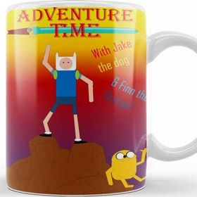 Baskı Dükkanı KB7595 Adventure Time Porselen Kupa Bardak