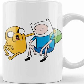 Baskı Dükkanı KB7595 Adventure Time Porselen Kupa Bardak