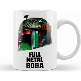 Baskı Dükkanı KB7671 Boba Fett Full Metal Boba Porselen Kupa Bardak