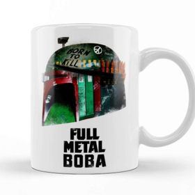 Baskı Dükkanı KB7671 Boba Fett Full Metal Boba Porselen Kupa Bardak
