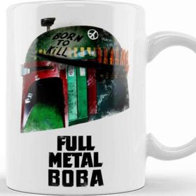 Baskı Dükkanı KB7671 Boba Fett Full Metal Boba Porselen Kupa Bardak