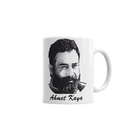 Baskı Dükkanı KB77 Ahmet Kaya Porselen Kupa Bardak
