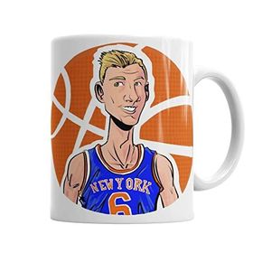Baskı Dükkanı KB777 Kristaps Porzingis Porselen Kupa Bardak