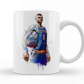 Baskı Dükkanı KB777 Kristaps Porzingis Porselen Kupa Bardak