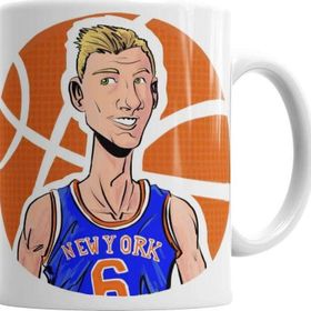 Baskı Dükkanı KB777 Kristaps Porzingis Porselen Kupa Bardak