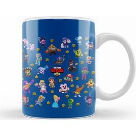 Baskı Dükkanı KB7794 Brawl Stars Büyük Yıldızlar Porselen Kupa Bardak
