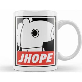 Baskı Dükkanı KB7801 Bt21 Jhope Bts Porselen Kupa Bardak