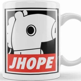Baskı Dükkanı KB7801 Bt21 Jhope Bts Porselen Kupa Bardak