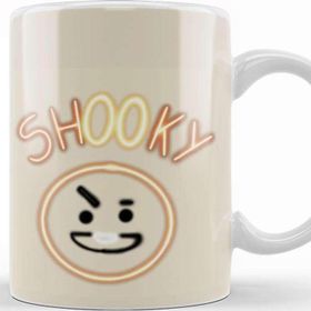 Baskı Dükkanı KB7818 Bt Glowing Shooky Bts Porselen Kupa Bardak