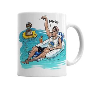 Baskı Dükkanı KB791 Klay Thompson Splash Porselen Kupa Bardak