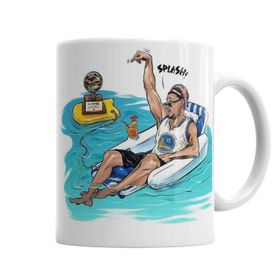 Baskı Dükkanı KB791 Klay Thompson Splash Porselen Kupa Bardak