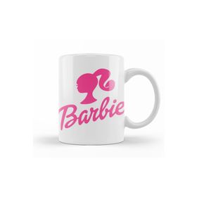 Baskı Dükkanı KB7962 Barbie Logo Porselen Kupa Bardak