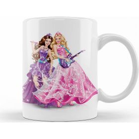 Baskı Dükkanı KB7966 Barbie Porselen Kupa Bardak