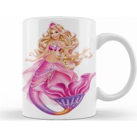 Baskı Dükkanı KB7966 Barbie Porselen Kupa Bardak