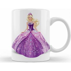 Baskı Dükkanı KB7966 Barbie Porselen Kupa Bardak